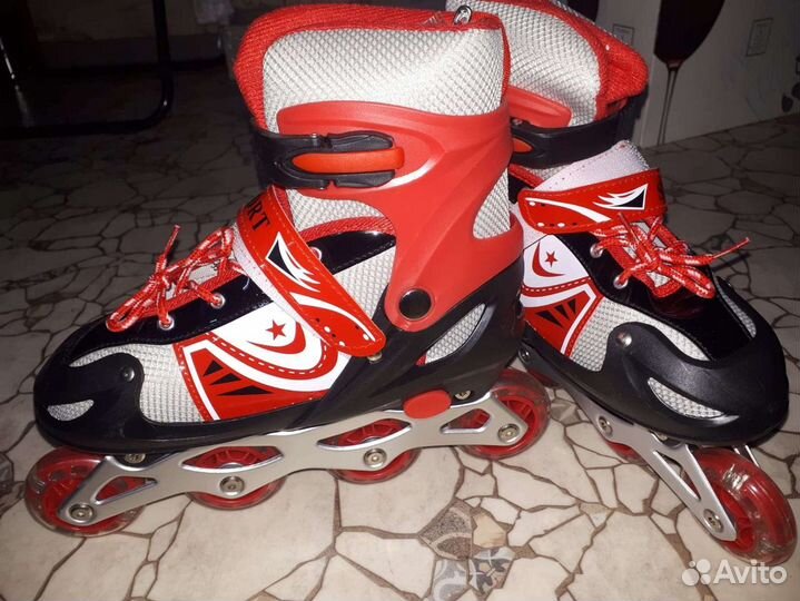 Роликовые коньки раздвижные новые