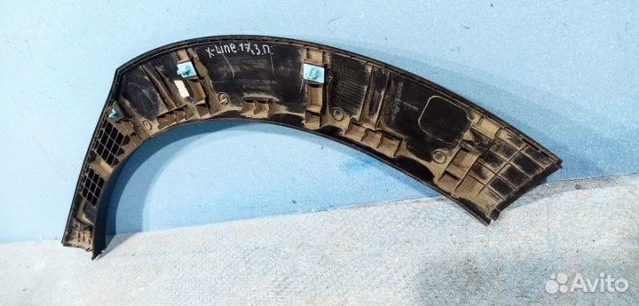 Накладка заднего крыла правого Kia Rio 4 X-Line