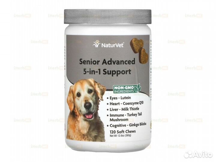 Улучшенная поддержка 5-в-1 для пожилых животных