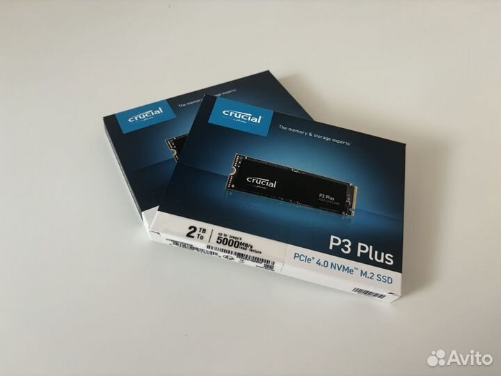 Crucial P3 Plus 2 TB M2 SSD NVMe PCIe 4.0 Новый