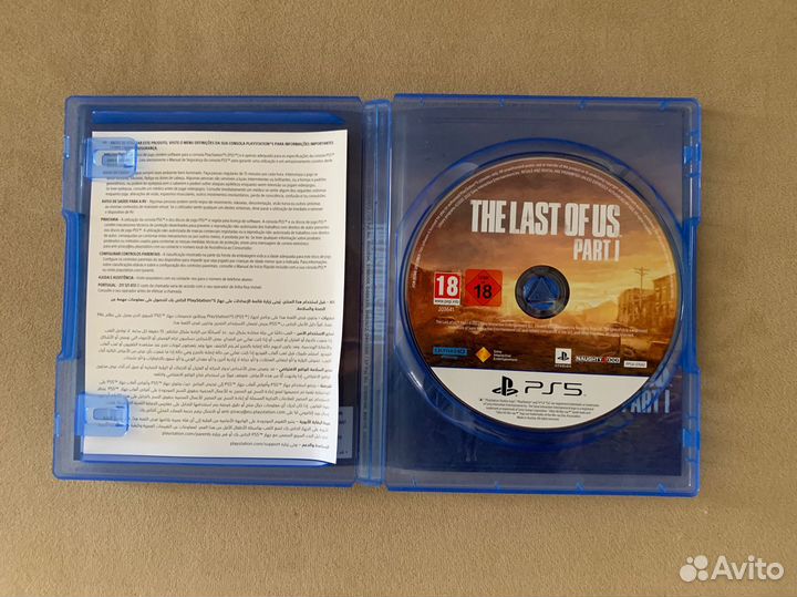 The last of us part 1 ps5 диск