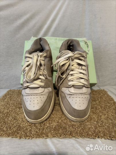 Кроссовки off white out of office белые