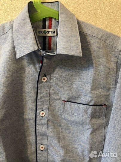 Рубшка серая, рост 128-134см