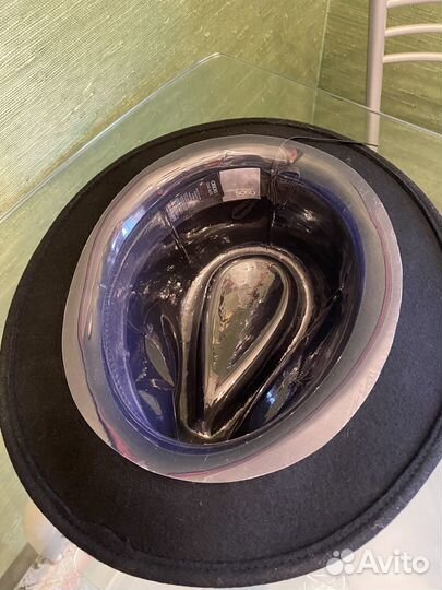 Шляпа фетровая женская черная