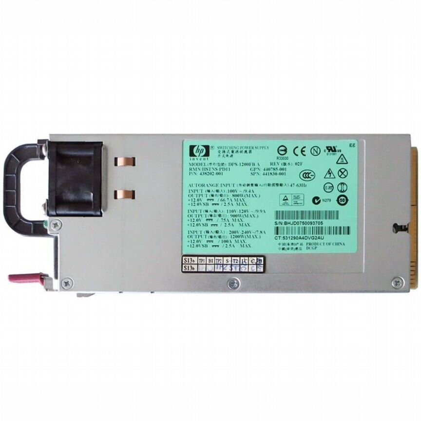 [440785-001] Блок Питания Hp 1200wt 441830-001 440785-001