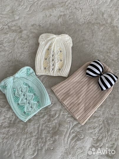 Шапки на девочку (на осенне-весенний сезон)
