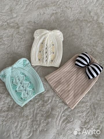 Шапки на девочку (на осенне-весенний сезон)