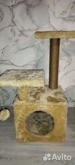 Когтеточка домик для кошки