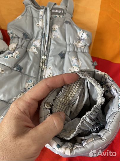 Зимний комбинезон для девочки 86