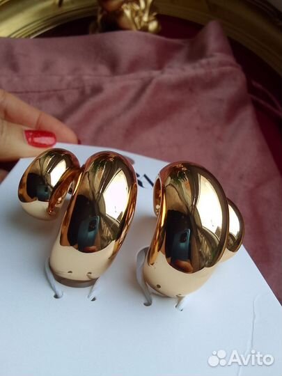 Серьги Zara Оригинал Новая коллекция 2024