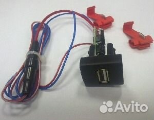 Usb-зарядка Приора Гранта Калина Нива Шевроле 2114