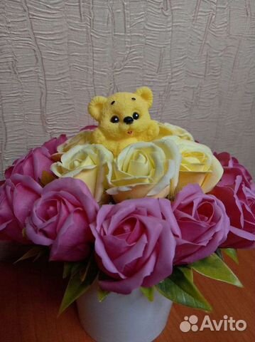 Букет из пенных роз