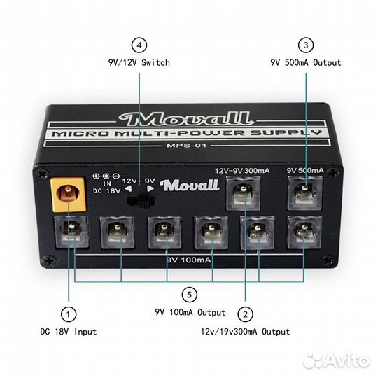 Блок Movall Micro Multi-Power Supply MPS-01