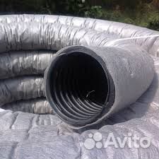 Труба дренаж. D110 без перф. с фильт.Тypar 10 п.м