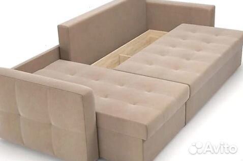 Угловой Диван-Еврокнижка с механизмом Тик-Так