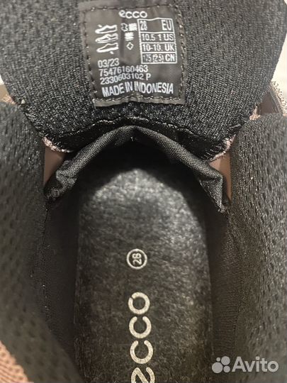 27,28,29,30 Детские ботинки Ecco Urban Mini