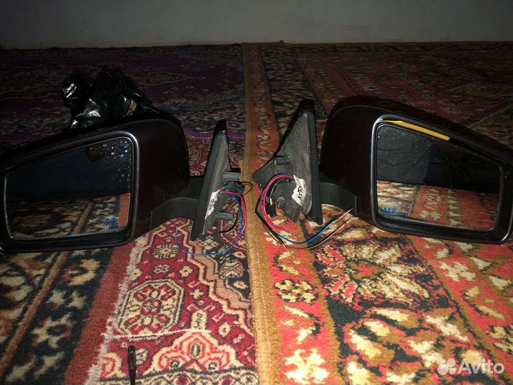 Складывающиеся зеркала на приору