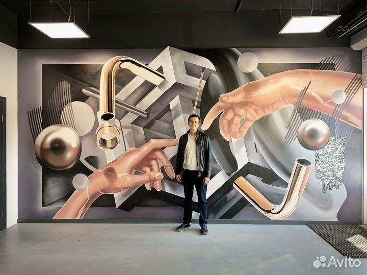 Роспись стен в интерьере Симферополь