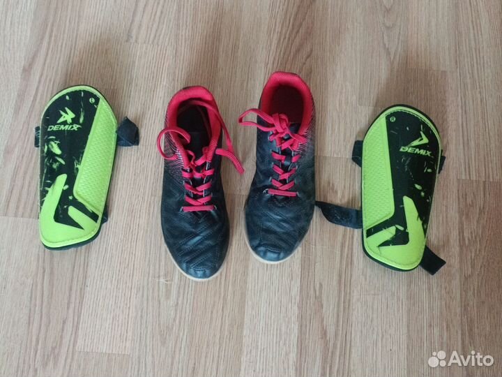 Футзалки+щитки 35 размер