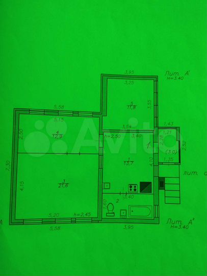 Дом 130 м² на участке 4,4 сот.