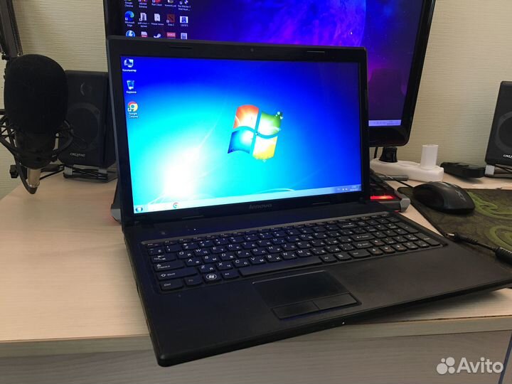 Ноутбук Lenovo g575 2 ядра/ 2 Гб/ HDD500гб/ HD6250