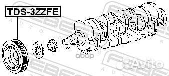 TDS-3zzfe febest Шкив коленвала TDS-3zzfe Febest