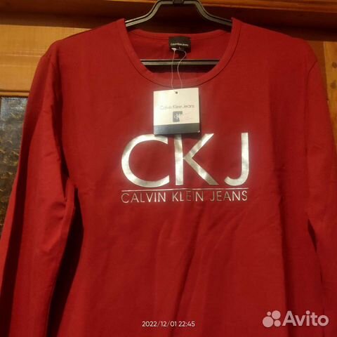 Лонгслив calvin klein мужской