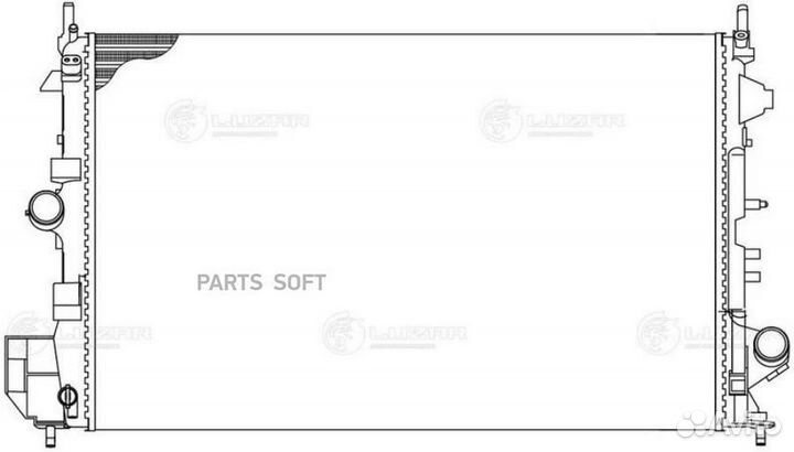 Радиатор охлаждения двигателя Opel Vectra C (02) 1