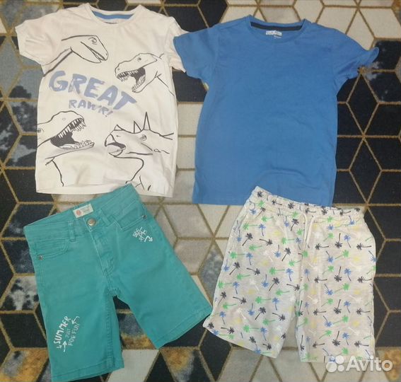 Пакет вещей для мальчика размер 122 /128
