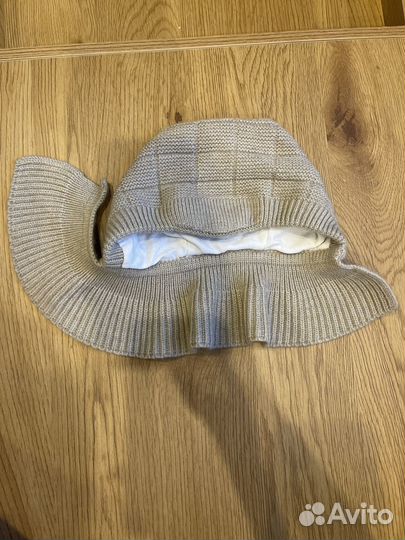Шапка шлем с манишкой для малыша
