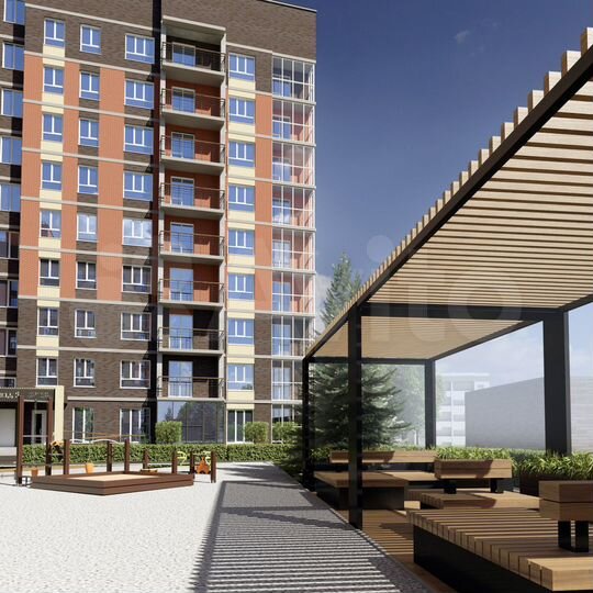 3-к. квартира, 63,5 м², 6/9 эт.