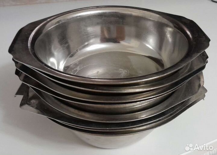 Тарелки из нержавейки СССР