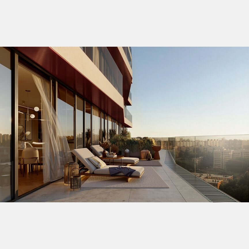 2-к. квартира, 92,5 м², 12/22 эт.