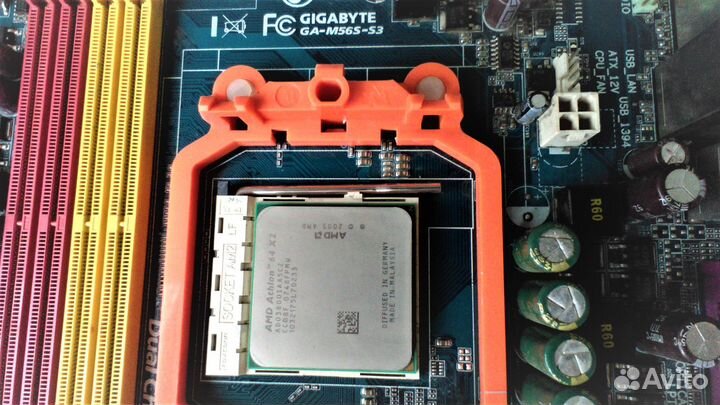 Рабочая Gigabyte GA-M56S-S3 AM2 Pegatron APM80 + п