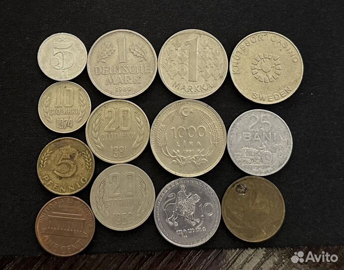 Большая коллекция СССР и иностранных монет