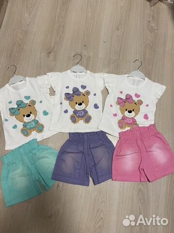 Костюм шорты футболка 92-110(новый Турция)
