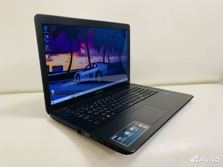 Ноутбук большой 17.3,4 ядерный Pentium в отличном