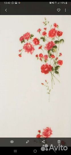 Павловопосадский платок, шерсть(новый)