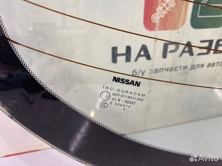 Стекло заднее Nissan Almera G15 K4M 2014