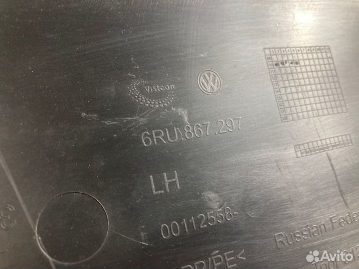 Накладка на стойку кузова левая Volkswagen Polo