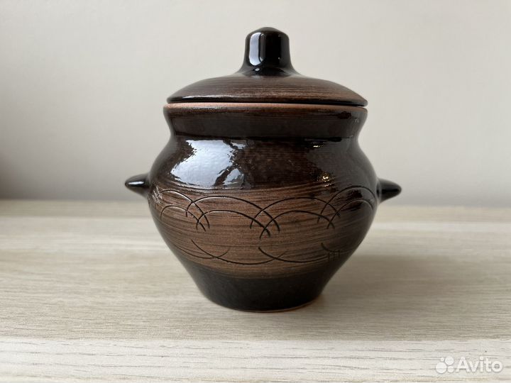 Горшочки керамические для запекания 2 штуки