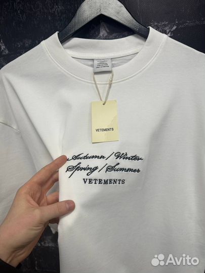 Футболка vetements oversize