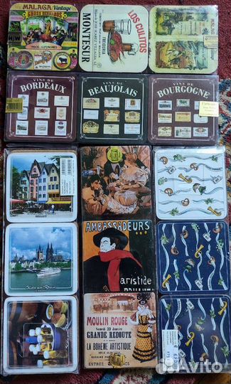 Сувенирные подставки из пробки Бирдекели 30 шт