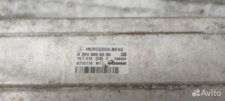 Интеркуллер Mercedes E200 W212
