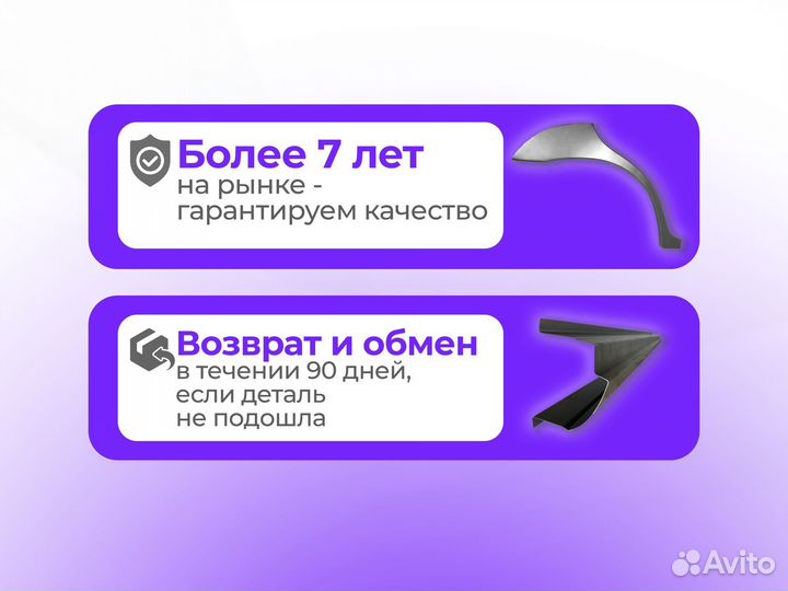 Ремонтные пороги и арки для Honda Мичуринск