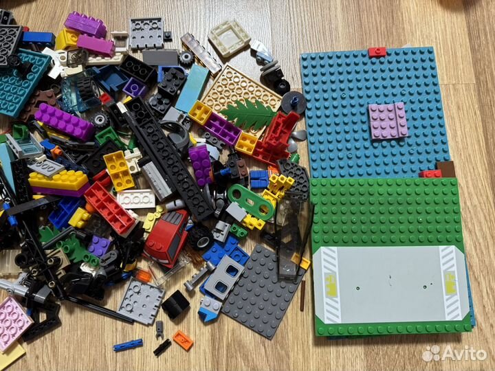 Пакет игрушек аналог лего машинки конструктор