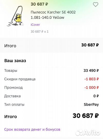 Моющий пылесос Karcher se 4002