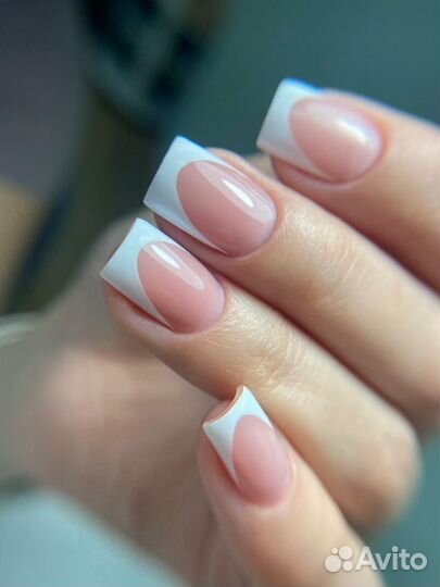 Маникюр гель лак педикюр наращивание ногтей