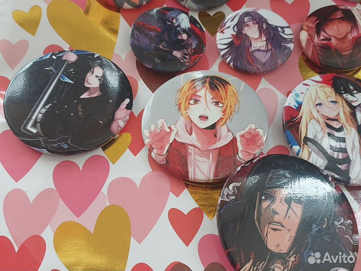 Значки с аниме