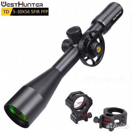 Оптический прицел WestHunter td 5-30X56 sfir ffp